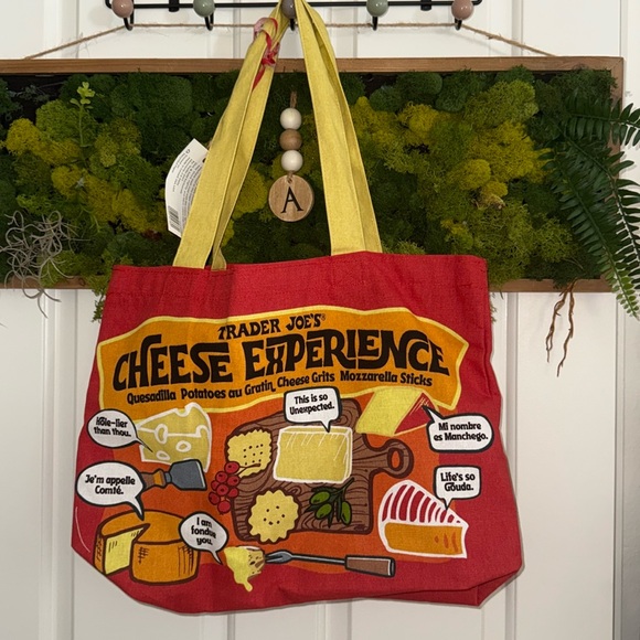 Trader Joe'S Handbags - Trader Joes Cheese Canvas Bag 🧀
